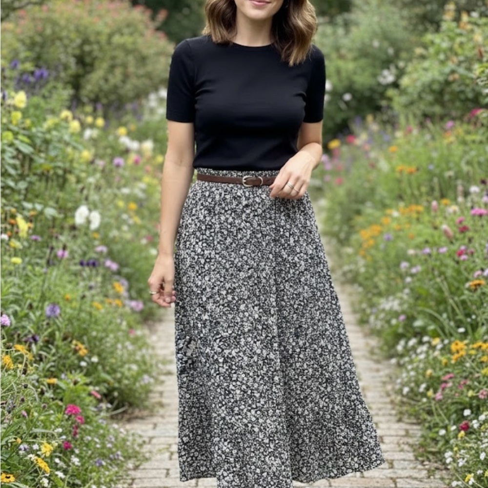 maxi skirt  brand Faherty